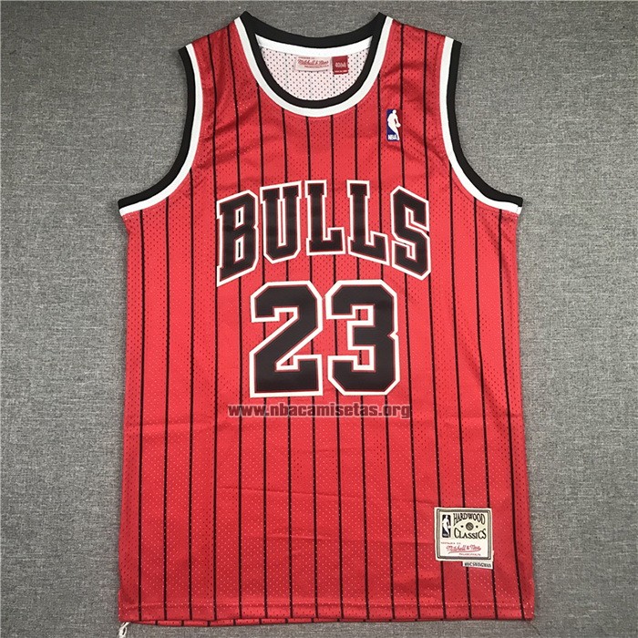 Camiseta Chicago Bulls Michael Jordan NO 23 Reload Hardwood Classics Rojo